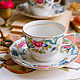 Vintage porcelain tea pairs Royal Doulton England. Single Tea Sets. VintageMe. Ярмарка Мастеров.  Фото №6