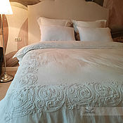 Для дома и интерьера handmade. Livemaster - original item Bed linen with voluminous embroidery. Handmade.