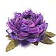 Lotus Purple Valley. Brooch - flower is made of fabric and genuine leather. Brooches. ms. Decorator. My Livemaster. Фото №6
