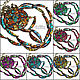 Order Enchanting Patchwork Jewelry Set (219) Designer Jewelry. Svetlana Parenkova (parenkova). Livemaster. . Jewelry Sets Фото №3
