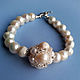Pearl bracelet 'Tenderness', Bead bracelet, Moscow,  Фото №1