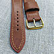 Watchband (24/20 mm). Watch Straps. ivTris Leather Handmade (ivtris). Online shopping on My Livemaster.  Фото №2