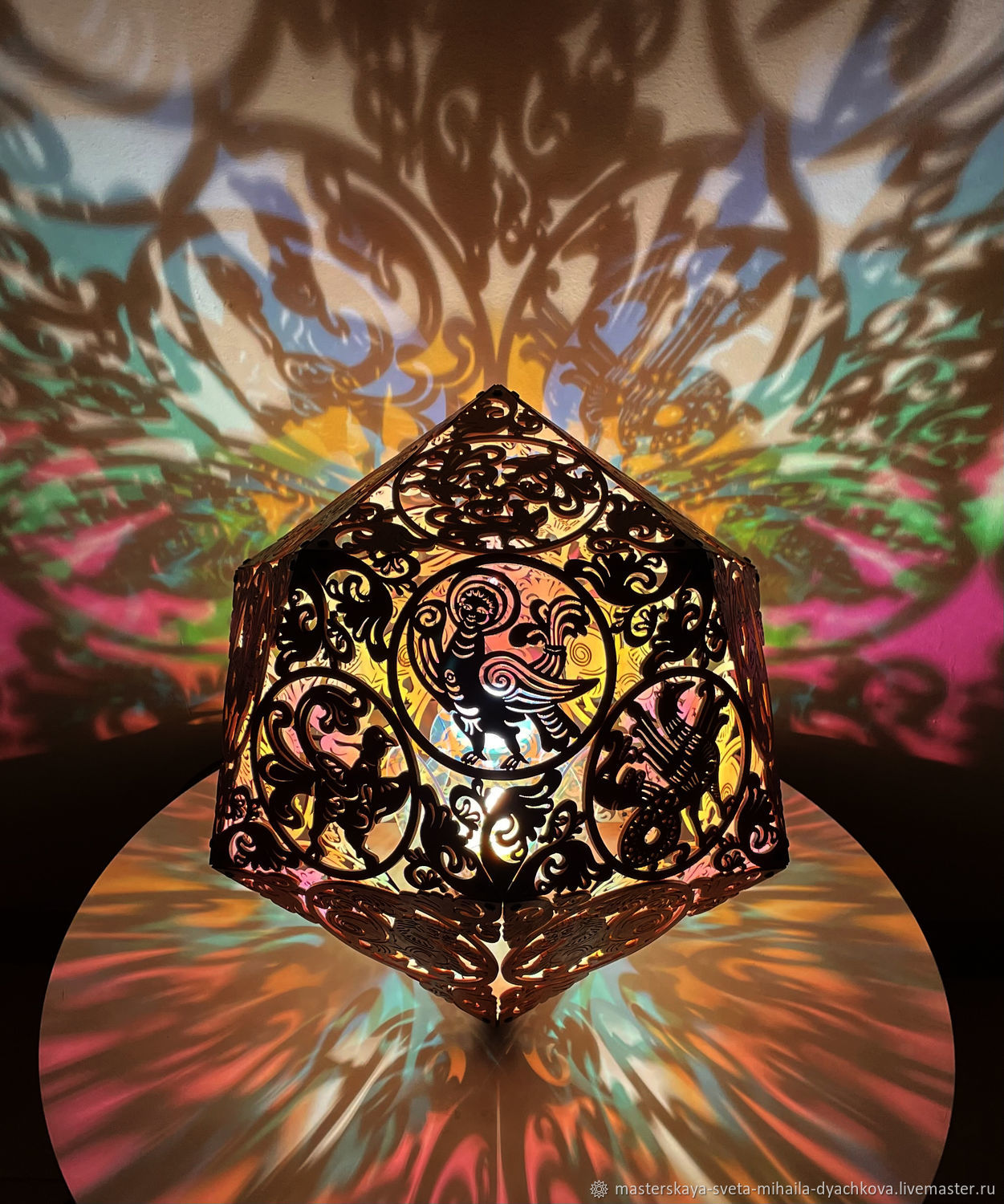 Теневая лампа. Декоративный светильник Сказки Владимирской земли ...