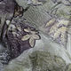 Палантин шелковый, окрашен листьями растений, Палантины, Москва,  Фото №1