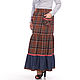 Skirt plaid boho Old America. Skirts. Skirt Priority (yubkizakaz). Online shopping on My Livemaster.  Фото №2