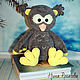 Soft toys: Plush owl. Owl knitted, Stuffed Toys, Kandalaksha,  Фото №1