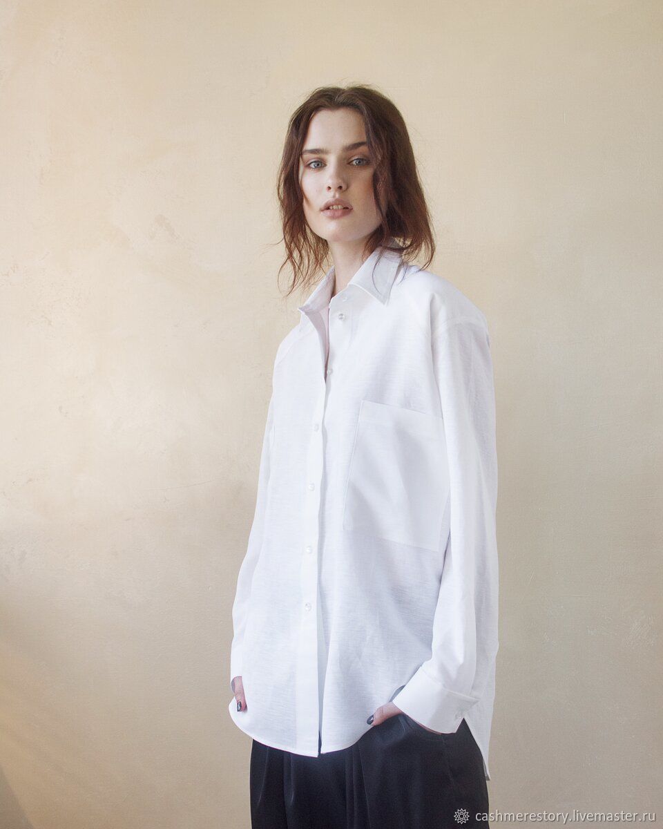 Women's linen shirt, Blouses, Moscow,  Фото №1