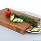 Solid wood cutting Board (Oak). Utensils. stolizmassiva. Интернет-магазин Ярмарка Мастеров.  Фото №2