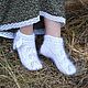 Calcetines de plumas 'hojas de Otoño' mujeres recortadas. Socks. Down shop (TeploPuha34). Online shopping on My Livemaster.  Фото №2