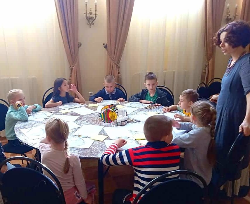 Мастер-класс по росписи рыбки в д.о. 