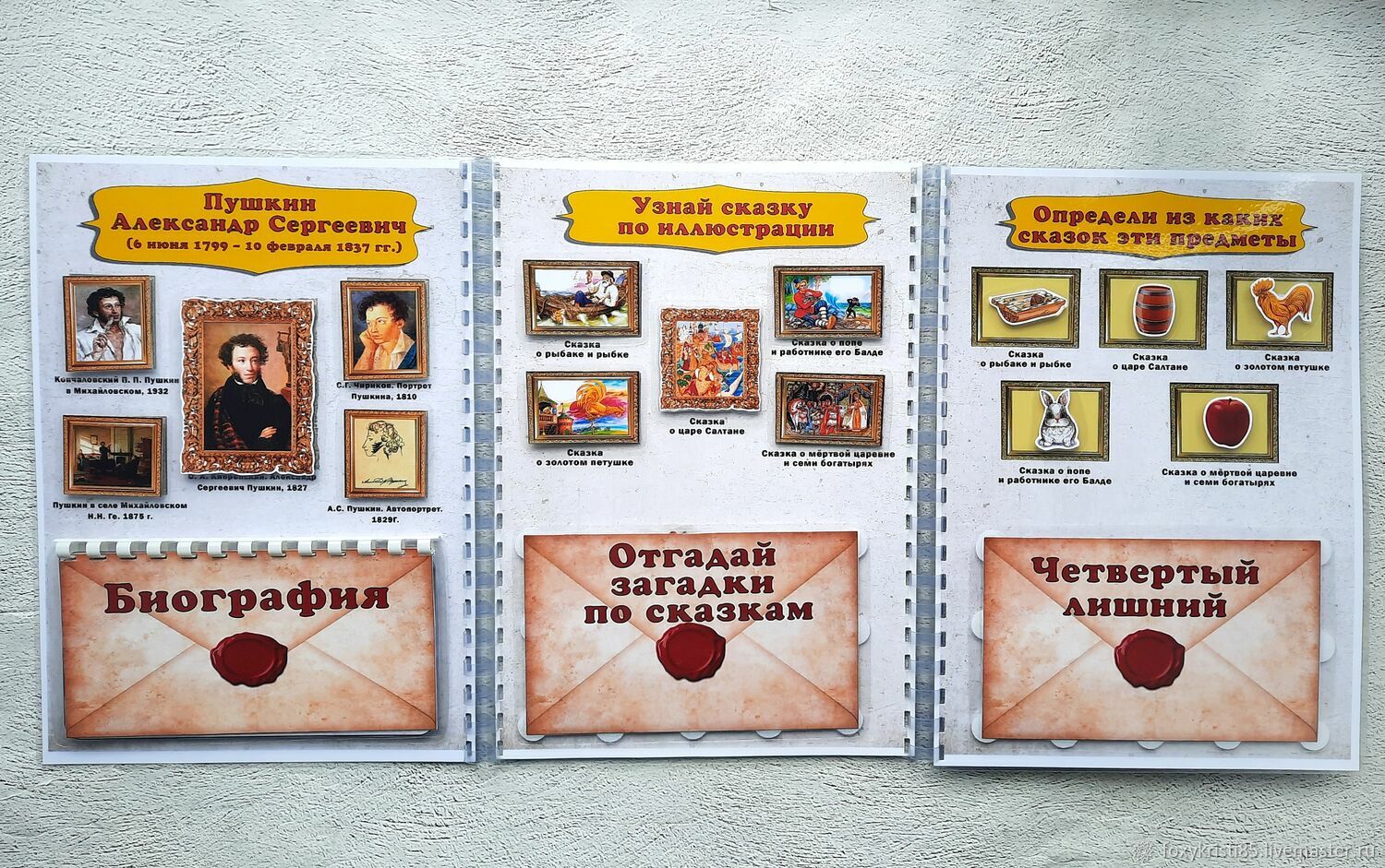 Лэпбук Путешествие по сказкам А.С.Пушкина в интернет-магазине на ...