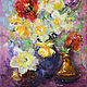 Oil painting with flowers 'May the house' baguette, Pictures, Nizhny Novgorod,  Фото №1
