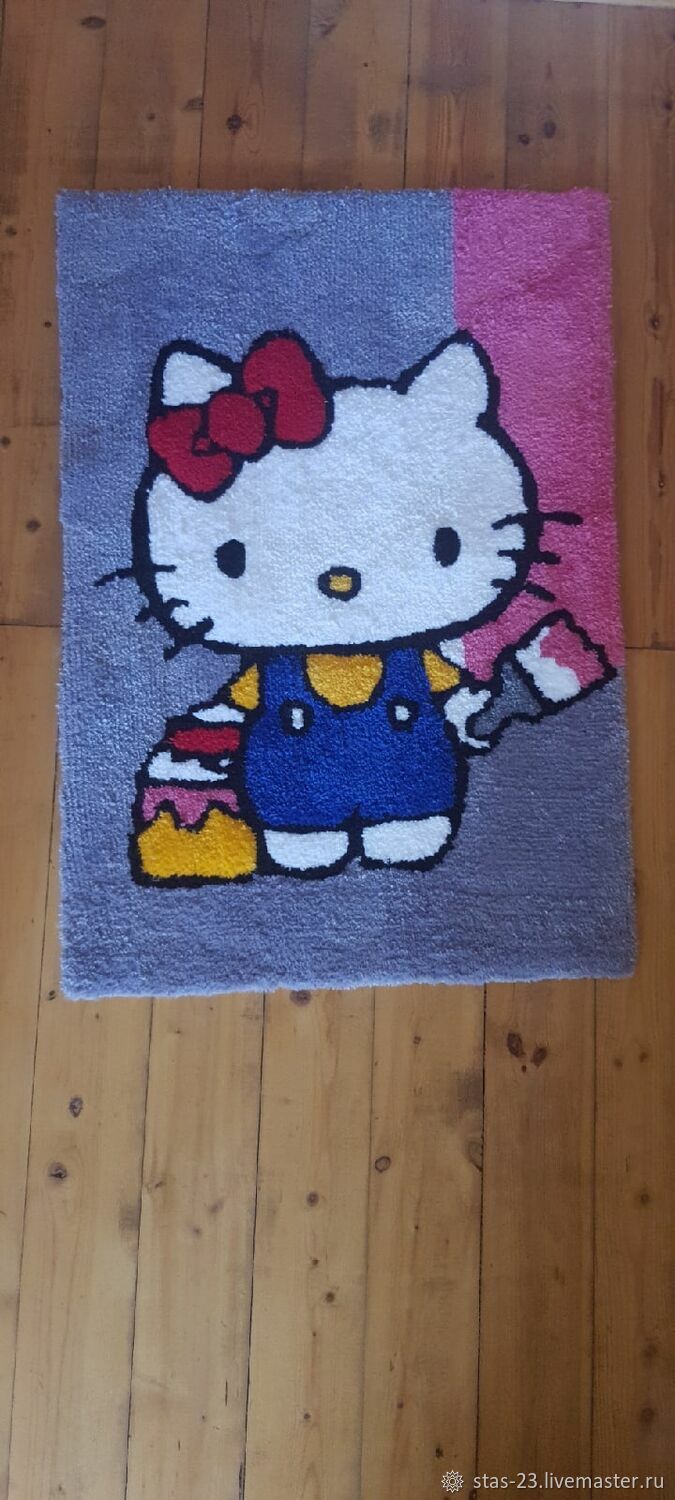 Ковры для дома: Ковер в виде Hello Kitty – купить онлайн на Ярмарке ...