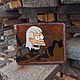 Заказать Мем Бумажник Witcher ручной работы с тиснением из кожи. Crazy Leather Goods. Ярмарка Мастеров. . Кошельки Фото №3