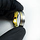 Titanium ring with gold anodizing. Rings. asgdesign. My Livemaster. Фото №4