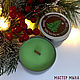 'Fir forest ' - aromatic, Christmas, soy candle, Candles, Moscow,  Фото №1