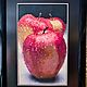 Вышитая картина «Три яблока», Картины, Москва,  Фото №1