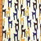 Заказать Трикотаж футер2-нитка. Сине-коричневые Бемби. Натуральные одежные ткани (naturalnyetkani). Ярмарка Мастеров. . Ткани Фото №3