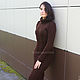 Knitted wool maxi dress 'Chocolate', Dresses, Lomonosov,  Фото №1