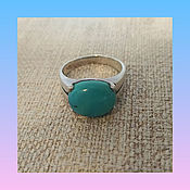 Украшения handmade. Livemaster - original item A turquoise ring. 925 sterling silver. Handmade.