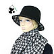 Order kit. Stylish Women's Fedora felt hat plus a scarf. Mishan (mishan). Livemaster. . Headwear Sets Фото №3