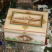 Винтаж: Антикварная насенная тарелка панно лось германия 1900-1920г