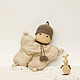 Butterfly doll, Comforter in a knitted cap, 26 cm. Stuffed Toys. bee_littlefamily. My Livemaster. Фото №6