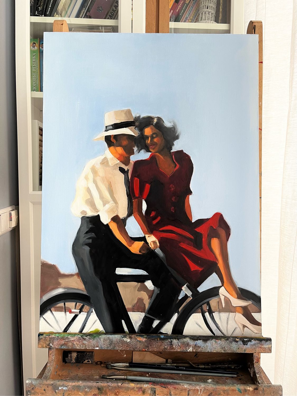 Купить копию картины Джек Веттриано/Vettriano «Туманные летние дни» в  интернет-магазине Ярмарка Мастеров по цене 16900 ₽ – UGFN4RU | Картины, ...