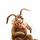 Order Rabbit, hare toy made of fur 55cm. Dolls Elena Mukhina. Livemaster. . Stuffed Toys Фото №3