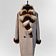 Designer coat made of mohair, Merino, Scandinavian mink and Fox. Coats. Beau monde (vipbomond). My Livemaster. Фото №6
