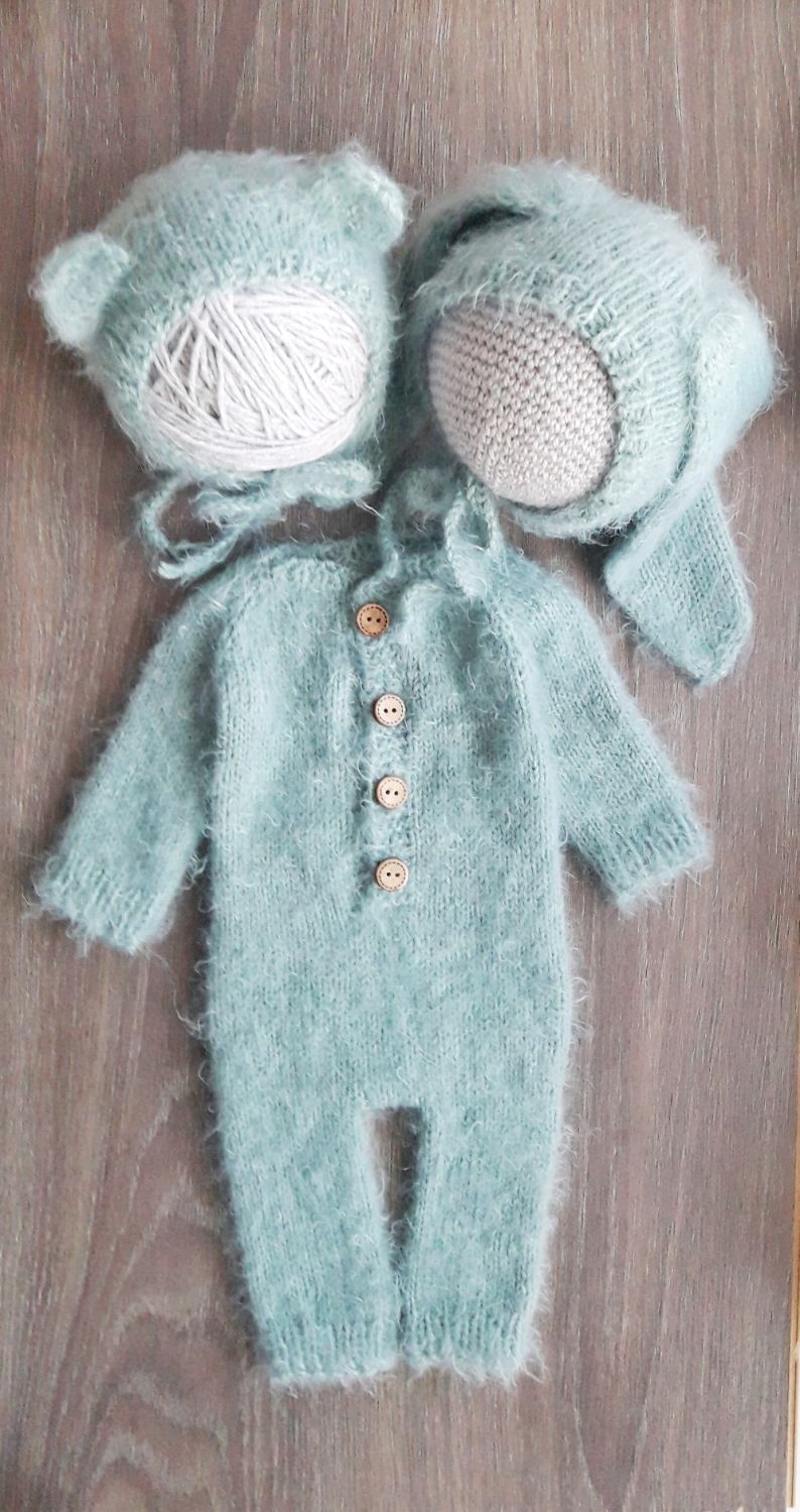 Сет 4вещи Комплект для выписки из роддома и фотосессии новорожденного в ...