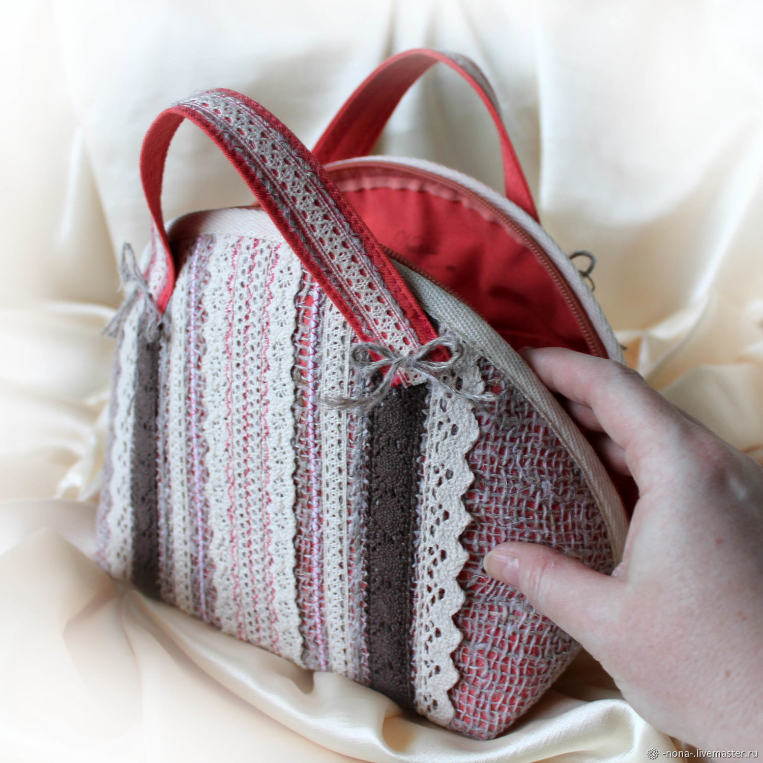boho cosmetic bolsa