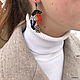 Order Earrings 'Snegiri'. Collection ' Winter birds'. Coffeelena. Livemaster. . Earrings Фото №3