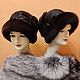 Women's hat made of astrakhan and mink, Hats1, Moscow,  Фото №1