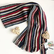 Аксессуары handmade. Livemaster - original item Men`s scarf Richard. Handmade.