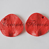 Материалы для творчества handmade. Livemaster - original item Silicone mold (Weiner) leaf gooseberry,2 sizes,double-sided. Handmade.