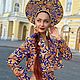 Костюм в русском стиле. Костюмы. Авторские КОКОШНИКИ И ОДЕЖДА в Русском Стиле. Ярмарка Мастеров.  Фото №8