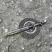 Фен-шуй и эзотерика handmade. Livemaster - original item The amulet is the Sword of Odinas with the shield of Agiskhjalm. Handmade.