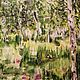 Painting Landscape With Birch Trees Levitan. Pictures. orlovaalla. Online shopping on My Livemaster.  Фото №2