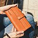 Women's Leather Wallet with Magnetic Button. Wallets. G.L.A.D.. My Livemaster. Фото №6
