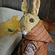 Mustard rabbit, brother rabbit Gray, Stuffed Toys, Tver,  Фото №1