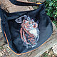 Bag-bag 'Cat'. Sacks. Tera. Bags and backpacks with embr. Online shopping on My Livemaster.  Фото №2