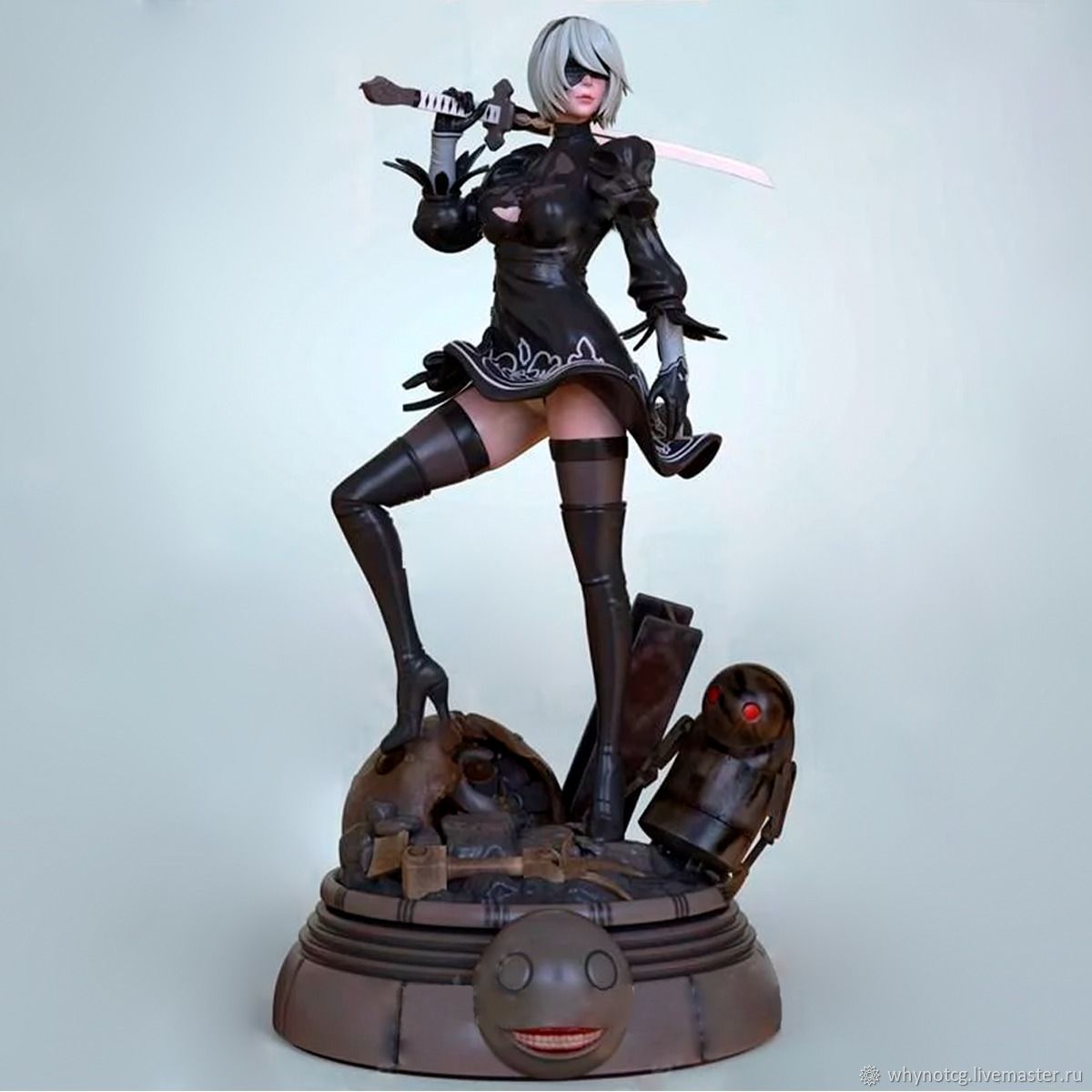 Фигурка 2B, статуэтка (YoRHa No.2 Type B, NieR: Automata) в  интернет-магазине Ярмарка Мастеров по цене 2890 ₽ – SO0L8RU | Статуэтка,  Кострома - доставка по России