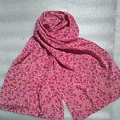 Винтаж handmade. Livemaster - original item Vintage accessories: Patterned scarf, silk, vintage Germany. Handmade.