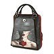 Order Bag backpack ' Lady N'. Pelle Volare. Livemaster. . Backpacks Фото №3