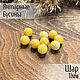 Beads ball 11mm made of natural Baltic amber honey color, Beads1, Kaliningrad,  Фото №1