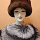 Women's hat made of astrakhan and sable. Hats1. Russian fur traditions. Online shopping on My Livemaster.  Фото №2