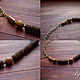 Beads with agate and coconut 'Taman Negara'. Necklace. BijouSiberia. My Livemaster. Фото №6