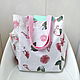Beach Shoulder bag eco-bag with pockets tote shopper with grapefruit. Beach bag. Mechty o lete. Ярмарка Мастеров.  Фото №5