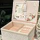 Заказать Шкатулка для украшений. ꧁ Boutique chic ꧂ by Olga Gorskaya. Ярмарка Мастеров. . Именные сувениры Фото №3